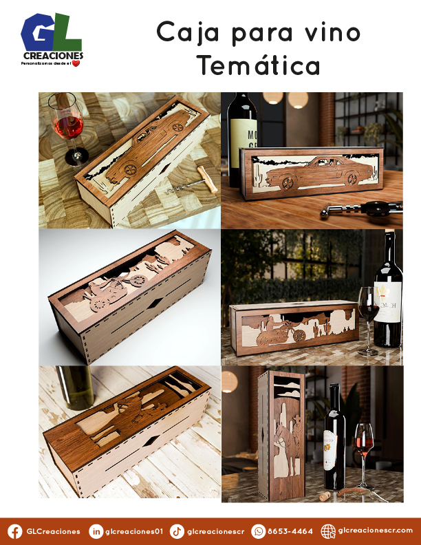 Cajas y soportes licores