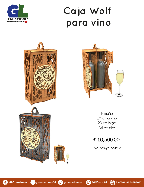 Cajas y soportes licores